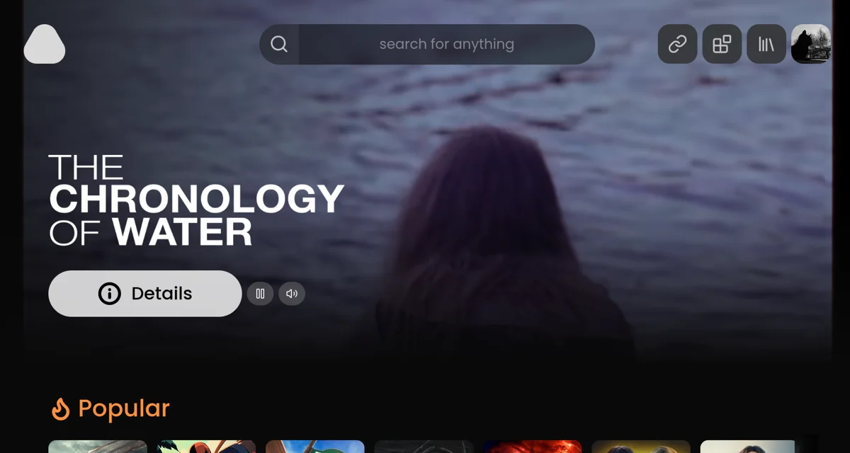 Raffi’s film discovery interface